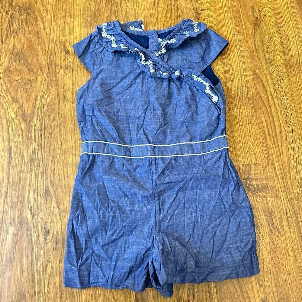 Janie and Jack chambray romper